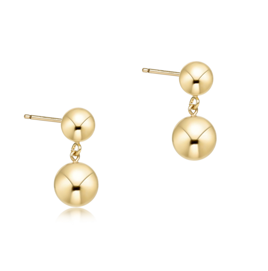 ENewton Classic 8mm Ball Drop Stud -  Gold - Gabrielle's Biloxi