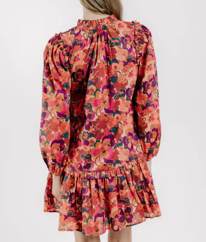 Love the Label Edith Long Sleeve Dress - Prospect	 Flower Liberty Print - Gabrielle's Biloxi