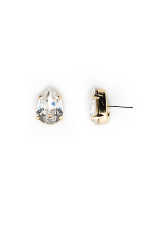 Ginnie Stud Earrings - Crystal - Gabrielle's Biloxi