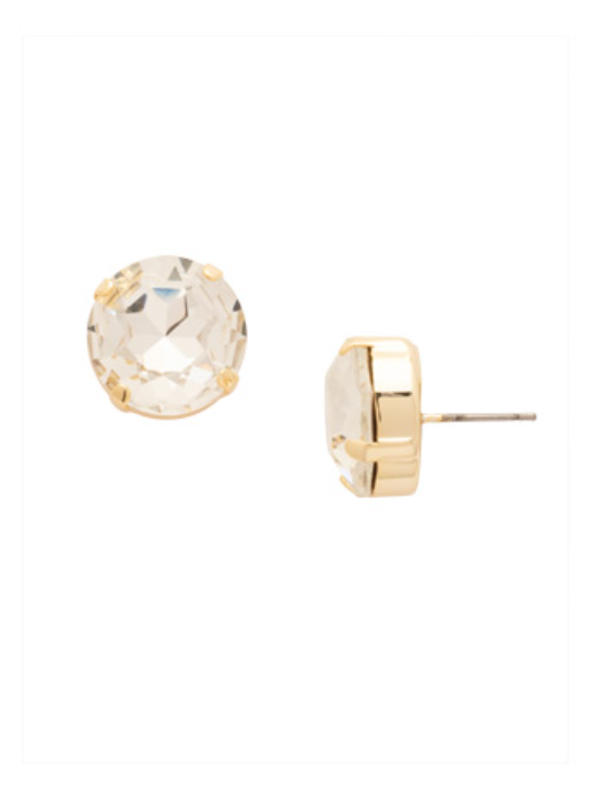 Sorrelli Kelly Stud Earrings - Crystal - Gabrielle's Biloxi