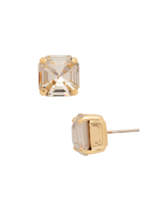 Sorrelli Izzy Stud Earrings - Crystal - Gabrielle's Biloxi