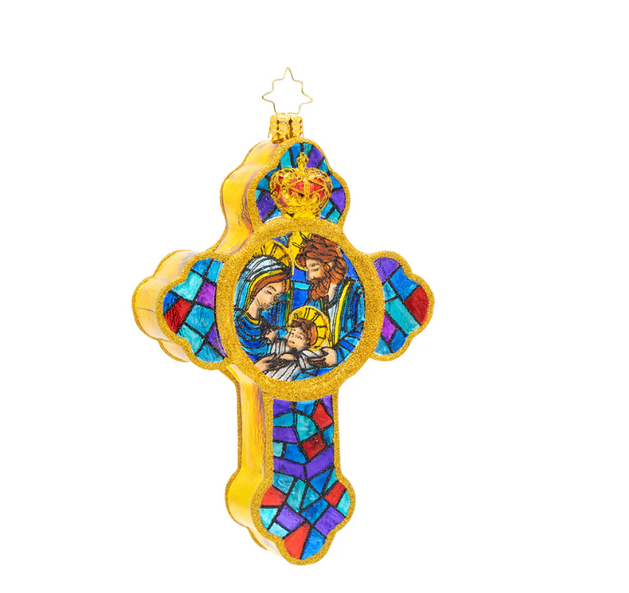 Christopher Radko The Radiant Nativity Cross - Gabrielle's Biloxi