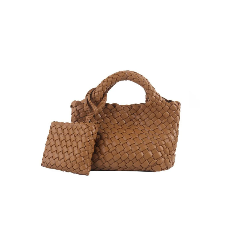 Maggie Mini Tote - Brown - Gabrielle's Biloxi