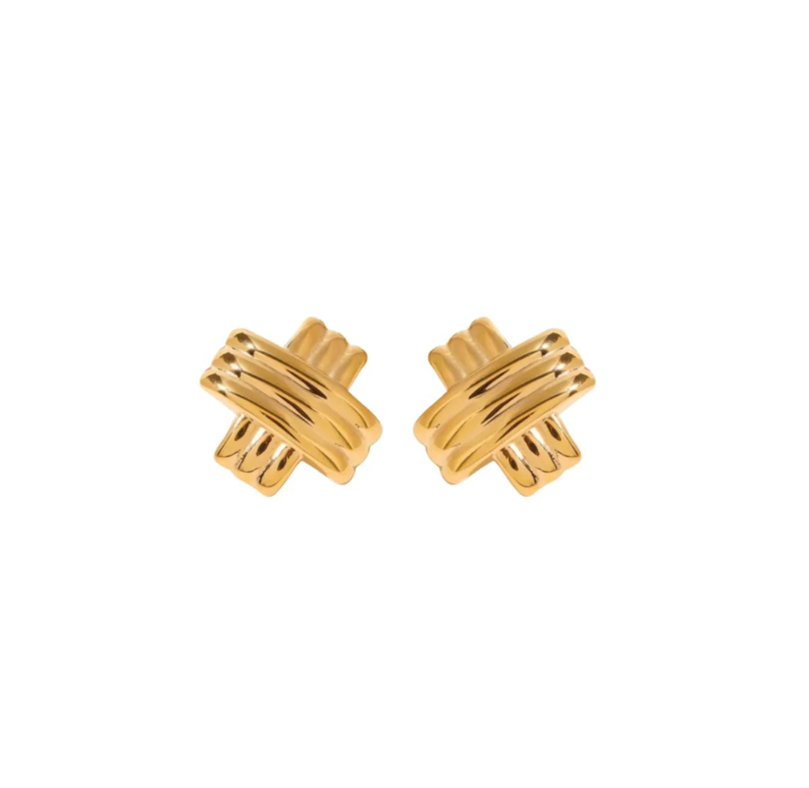 Casandra Crossover Studs - Gabrielle's Biloxi