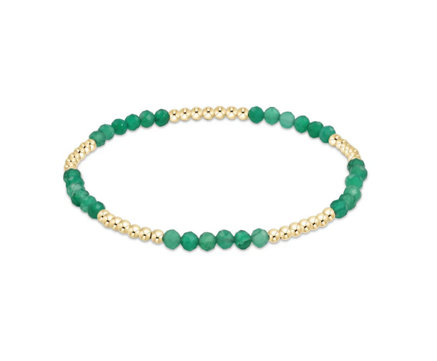 Enewton Blissful Pattern 2.5mm Bead Bracelet - Green Onyx - Gabrielle's Biloxi