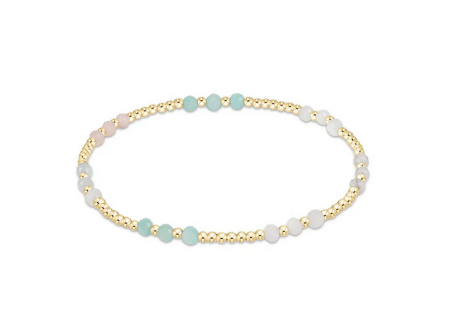 ENewton Gemstone Gold Joy Pattern  3mm Bead Bracelet - Hot Mess - Gabrielle's Biloxi
