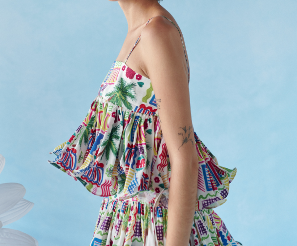 Celia B Cranberry	Top - Multi - Gabrielle's Biloxi