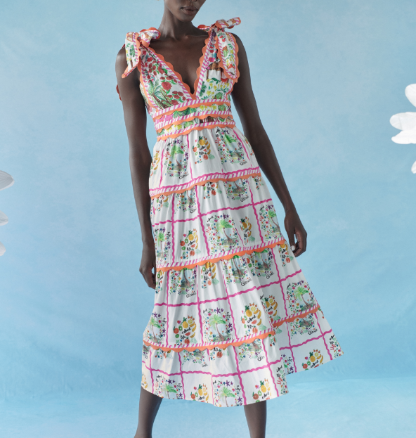 Celia B Chelili Dress Print - Multi - Gabrielle's Biloxi