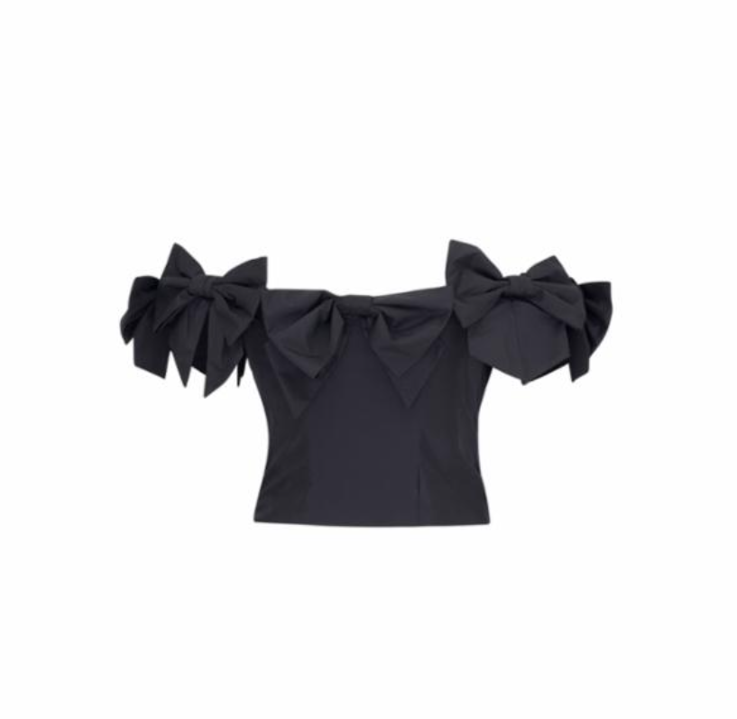 Love Shack Fancy Winston Top - Black - Gabrielle's Biloxi