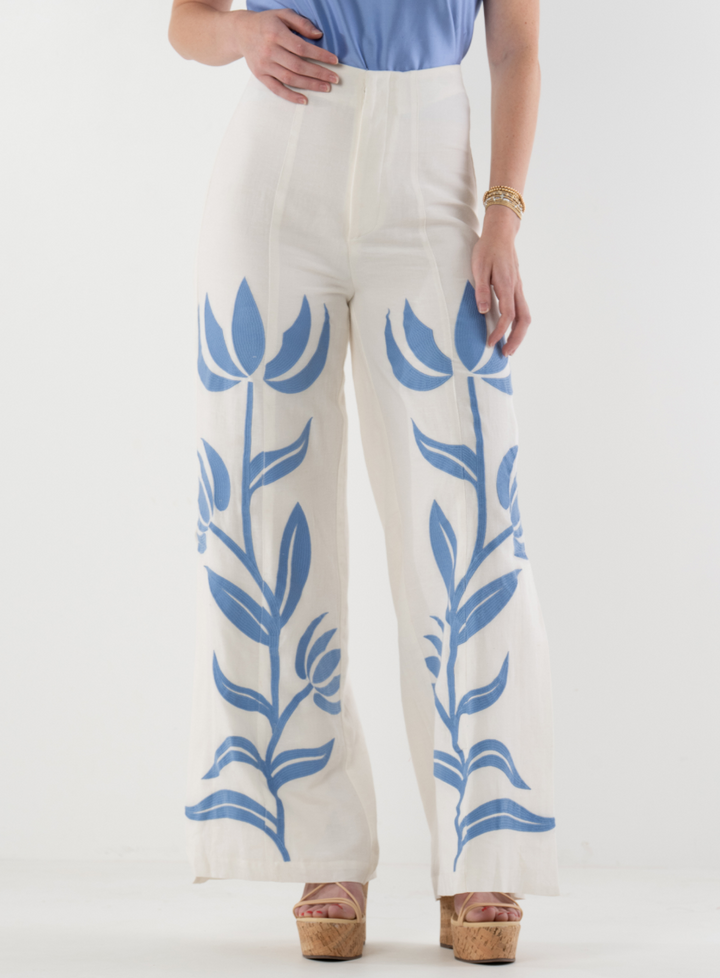 Emily McCarthy Paisley Pant - Dutch	Tile - Gabrielle's Biloxi