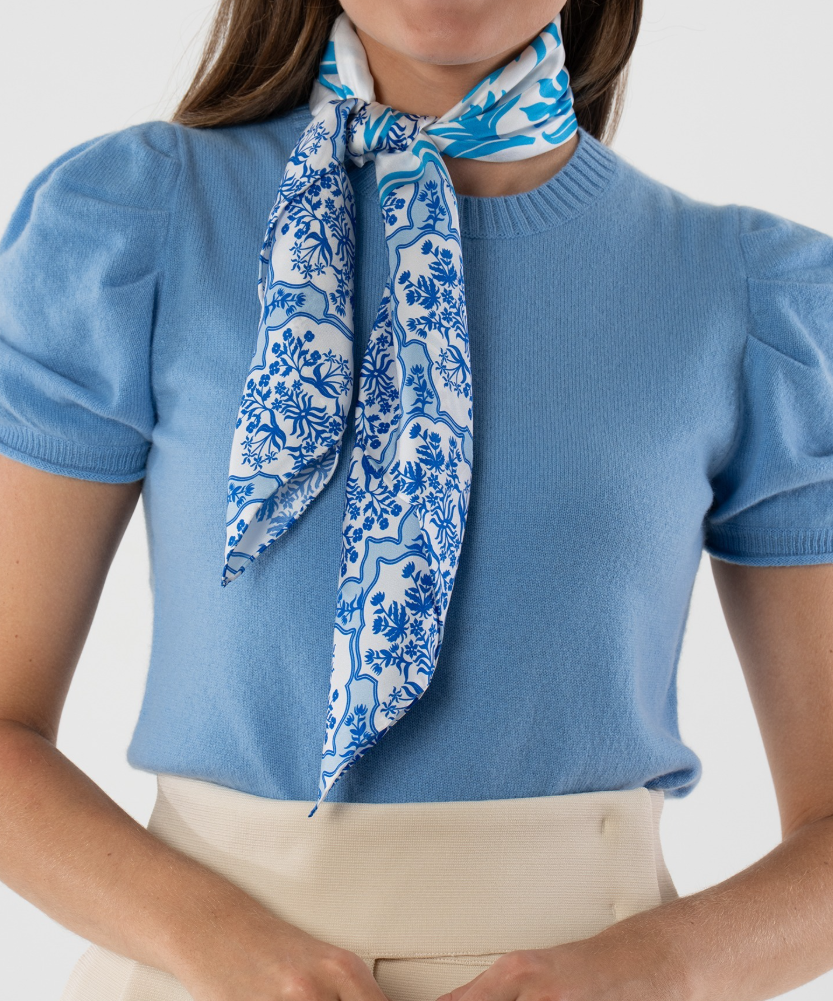 Emily McCarthy Scarf	- Royal Paisley - Gabrielle's Biloxi