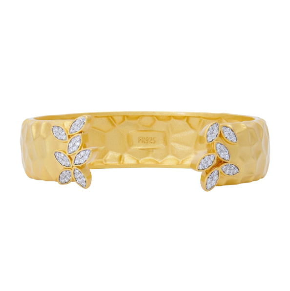 Freida Rothman City Petals Hammered Cuff - Gabrielle's Biloxi