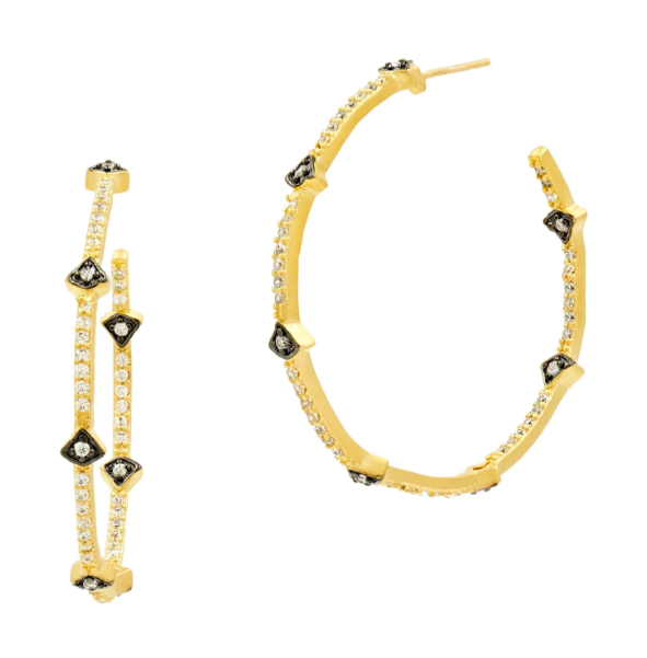 Freida Rothman Best Selling Pave Arrow Hoop Earrings - Gabrielle's Biloxi