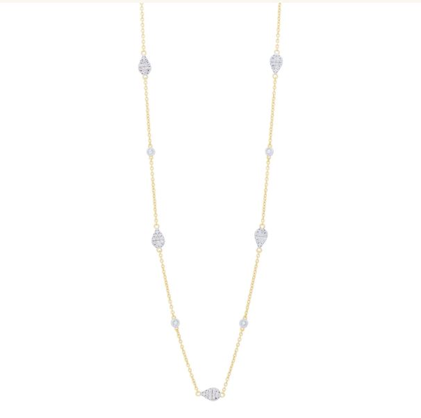 Freida Rothman City Petals Long Station Necklace - Gabrielle's Biloxi