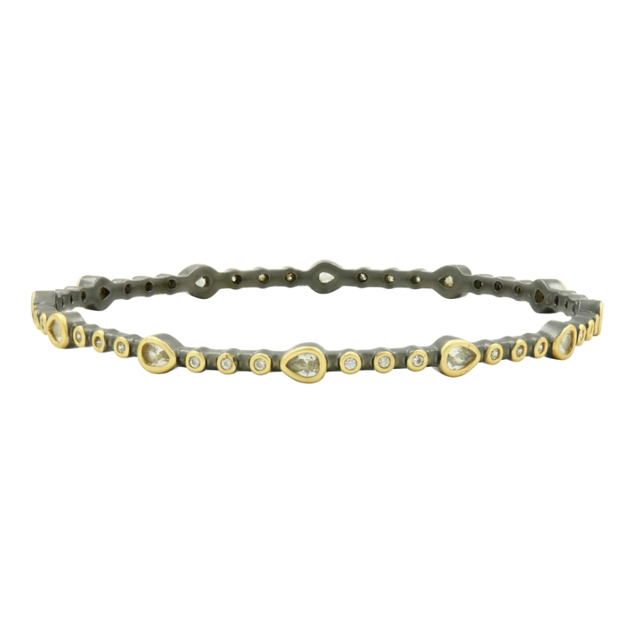 Freida Rothman Teardrop Station Hinge Bangle - Gabrielle's Biloxi