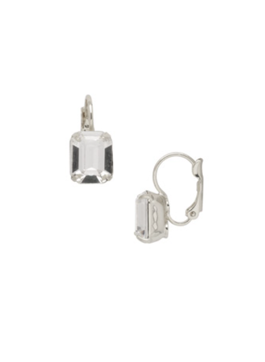 Octavia Dangle Earrings - Palladium Crystal - Gabrielle's Biloxi