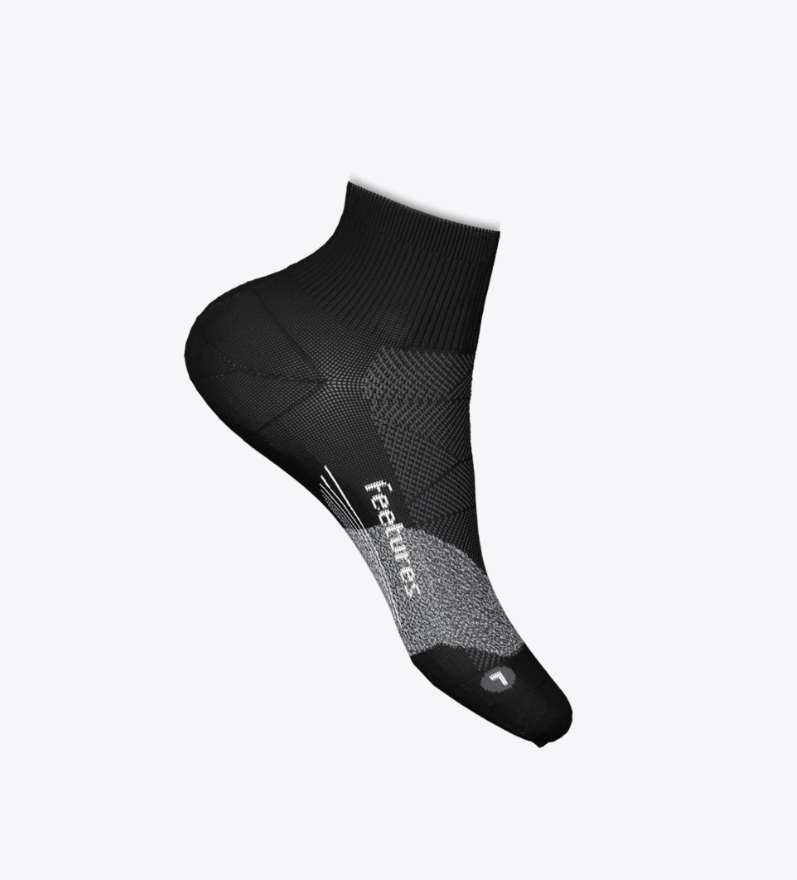 Feetures Elite Ultra Light Quarter - Black - Gabrielle's Biloxi