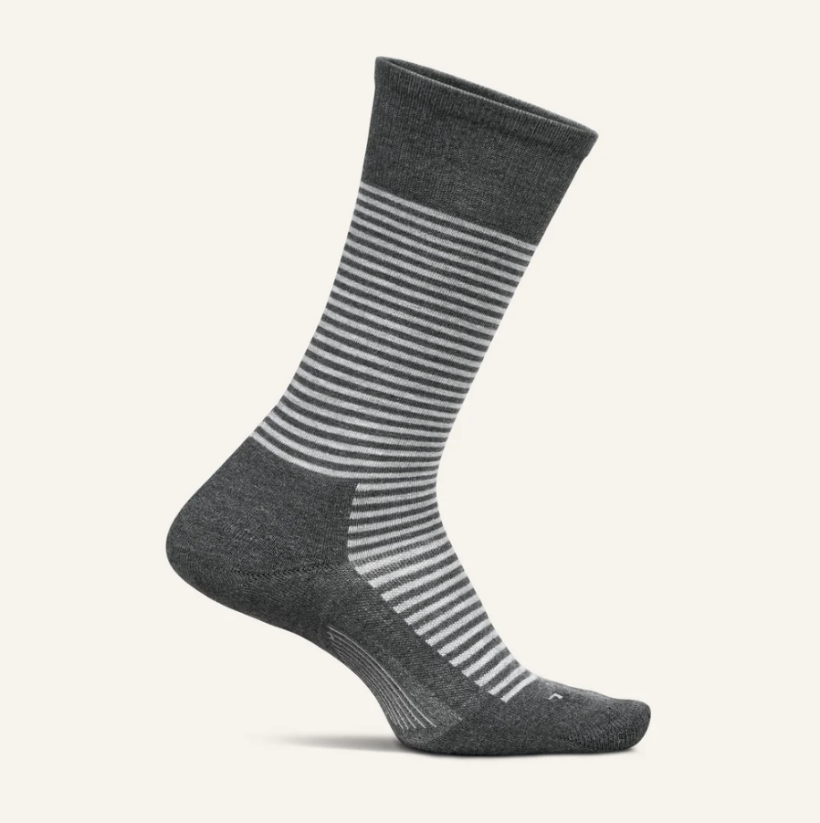 Feetures Everyday Men's Max Cushion Crew - Uptown Heather - Gabrielle's Biloxi