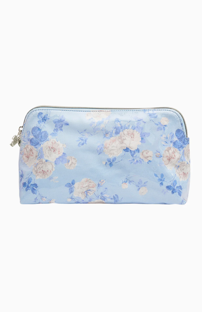 Love Shack Fancy Medium Travel Pouch - Whisper Blue