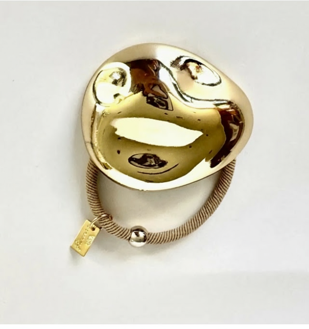 Venus Large Pony Holder - Gold - Gabrielle's Biloxi