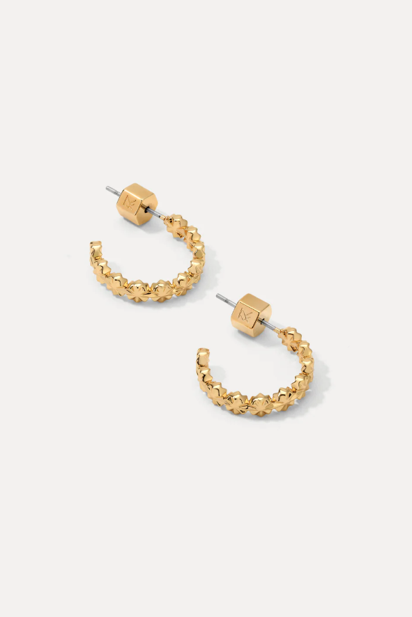 Miranda Frye Lauren Hoops - Gold