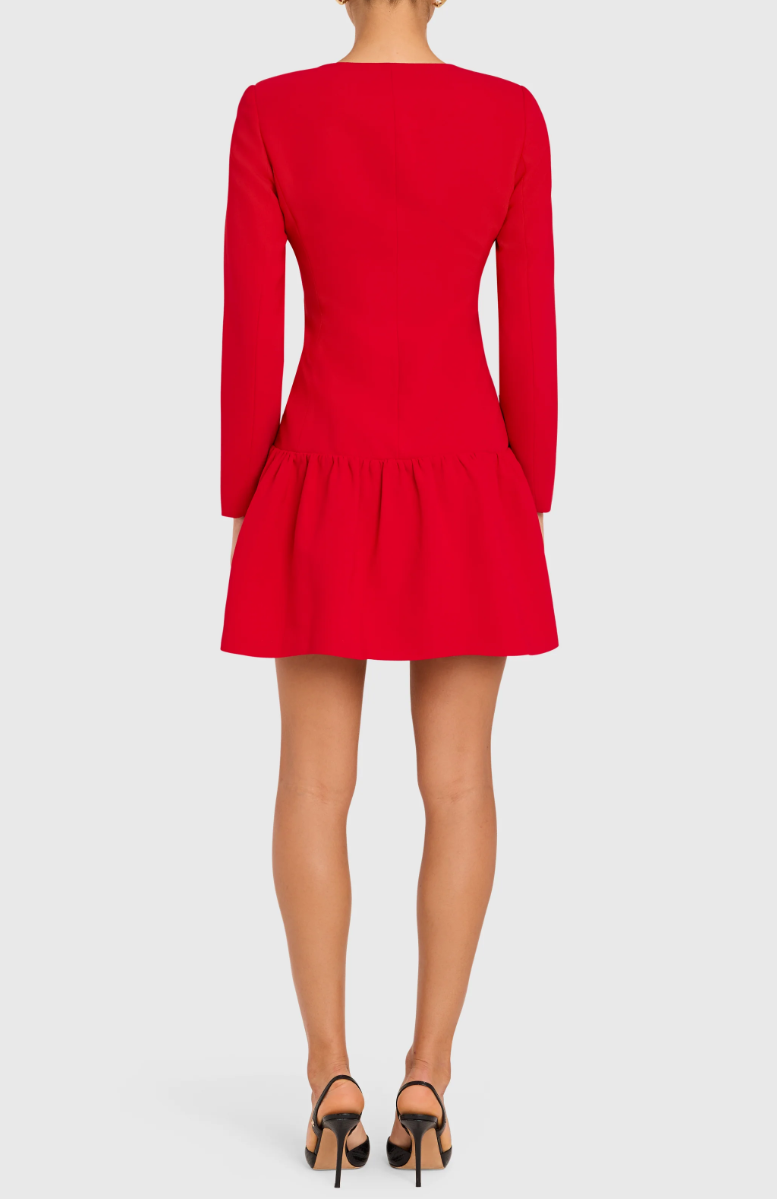 Amanda Uprichard Fallon Dress - Scarlet