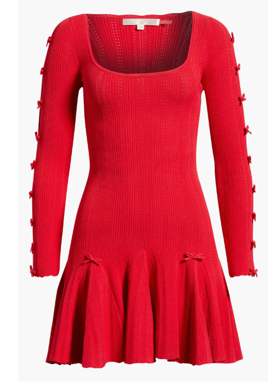 Love Shack Fancy Seychelle Dress - Candy Apple - Gabrielle's Biloxi
