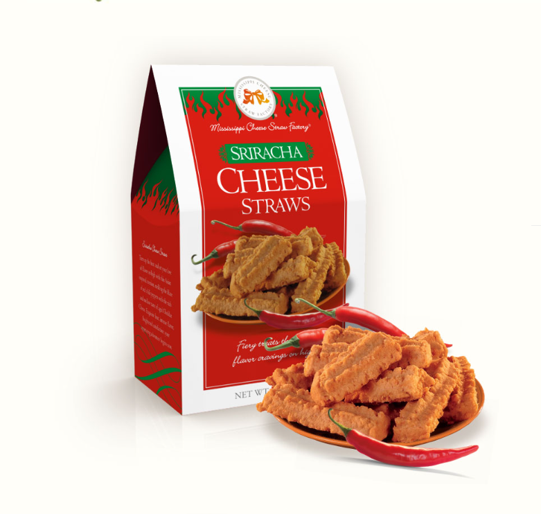 Mississippi Sriracha Cheese Straws - 6.5oz - Gabrielle's Biloxi