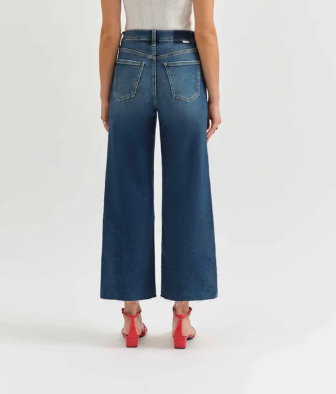 DAZE Pleaser High Rise Wide Ankle - Uptown