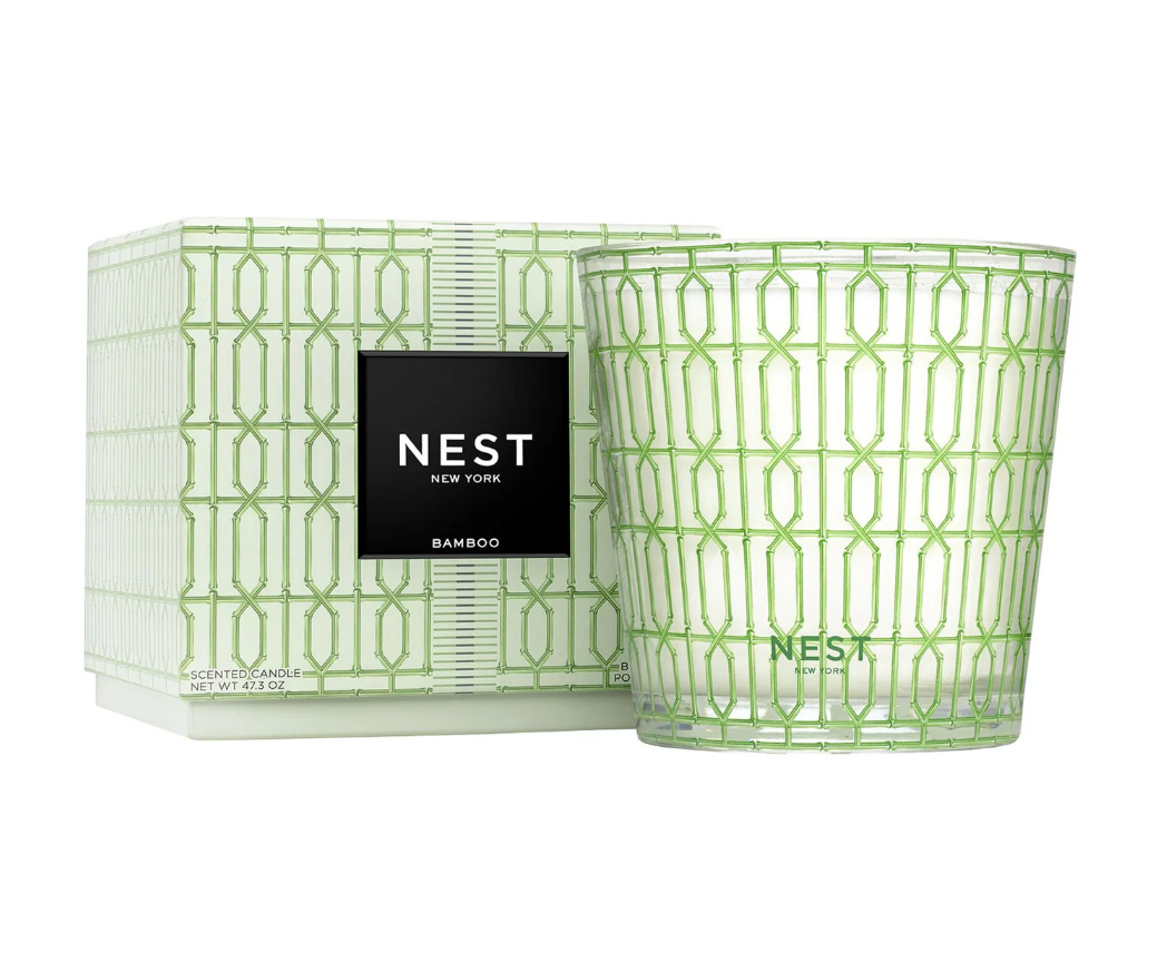 Nest Decorative Luxury Candle Bamboo