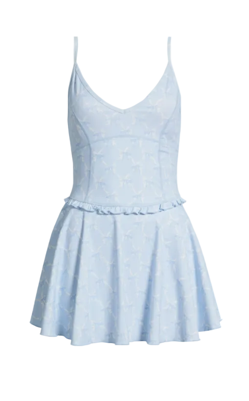 LoveShackFancy Ergo Dress in Chilled Blue at Nordstrom, Size Medium LoveShackFancy Ergo Dress in Chilled Blue at Nordstrom, Size Medium