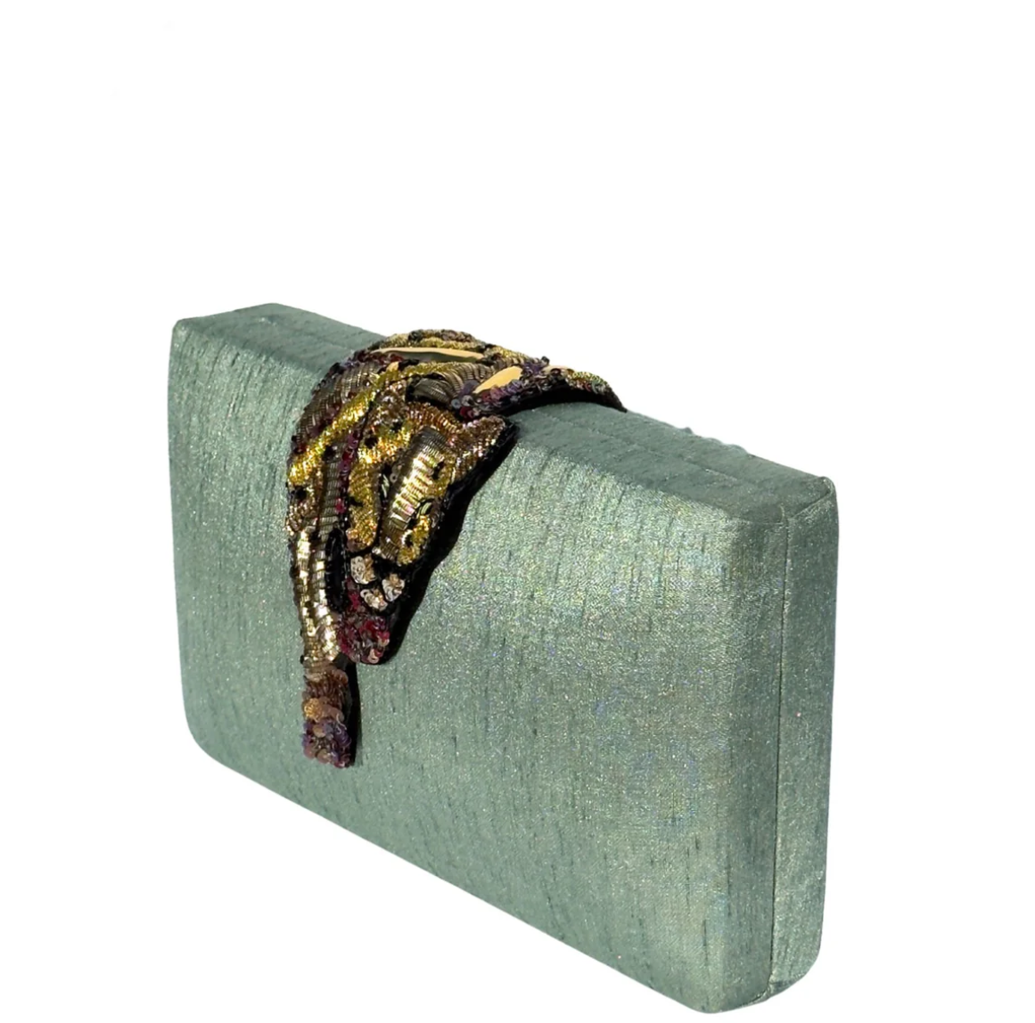 Simitri Sage Raaka Clutch - Gabrielle's Biloxi