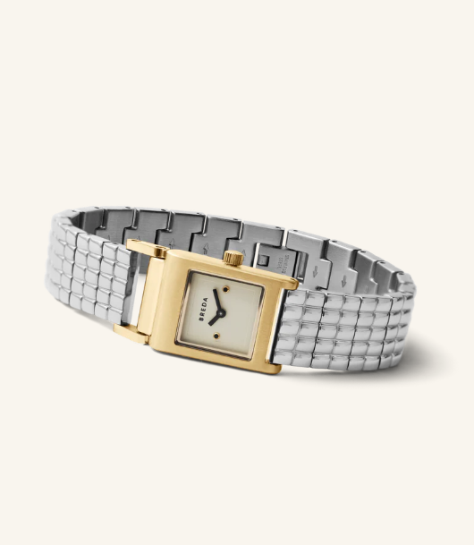 BREDA 'Revel' Gold and Stainless Steel Bracelet Watch, 18MM - Gabrielle's Biloxi
