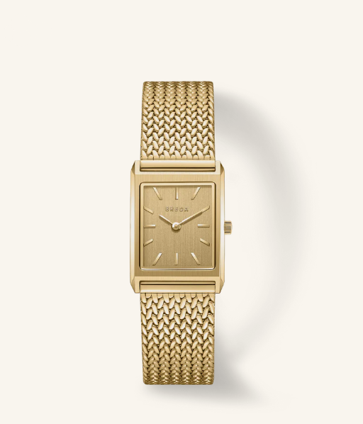 BREDA 'Virgil Mini Tethered' Gold and Metal Bracelet Watch - Gabrielle's Biloxi