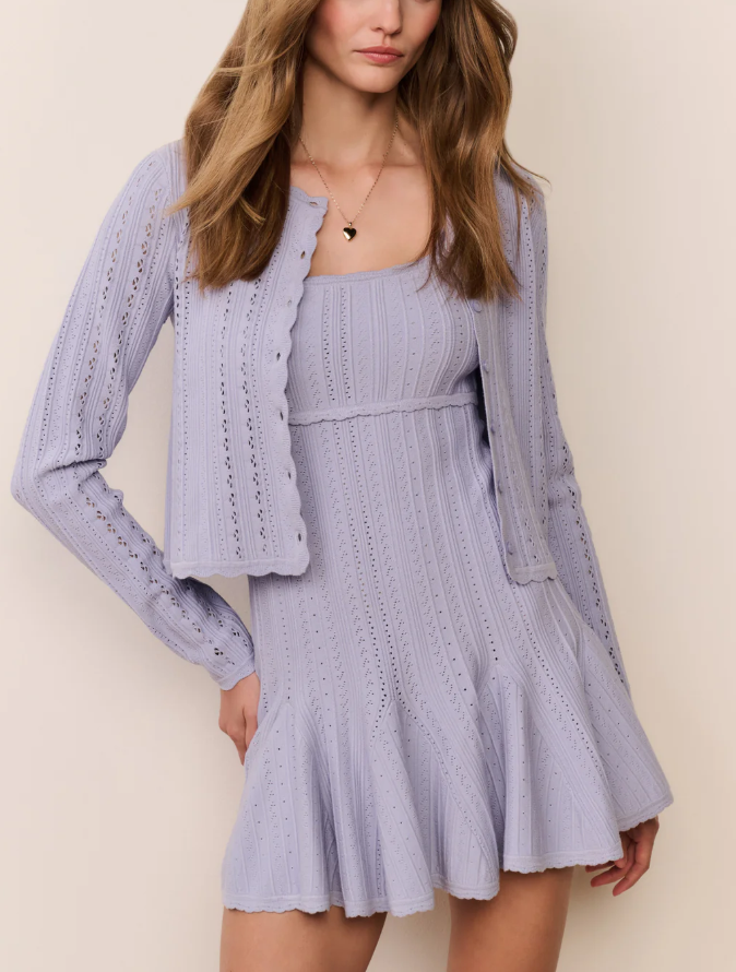 Love Shack Fancy Peridot Cardigan - Moonwash - Gabrielle's Biloxi