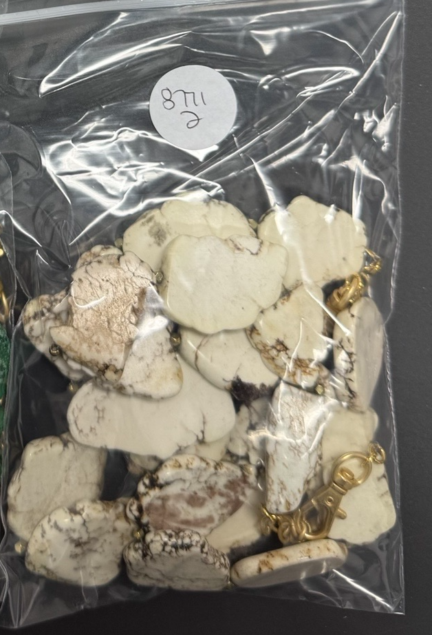 Virtue Gemstone Slab Necklace - Creme - Gabrielle's Biloxi