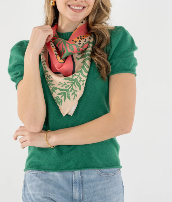 Emily McCarthy  Scarf	- Cabana Cat - Gabrielle's Biloxi