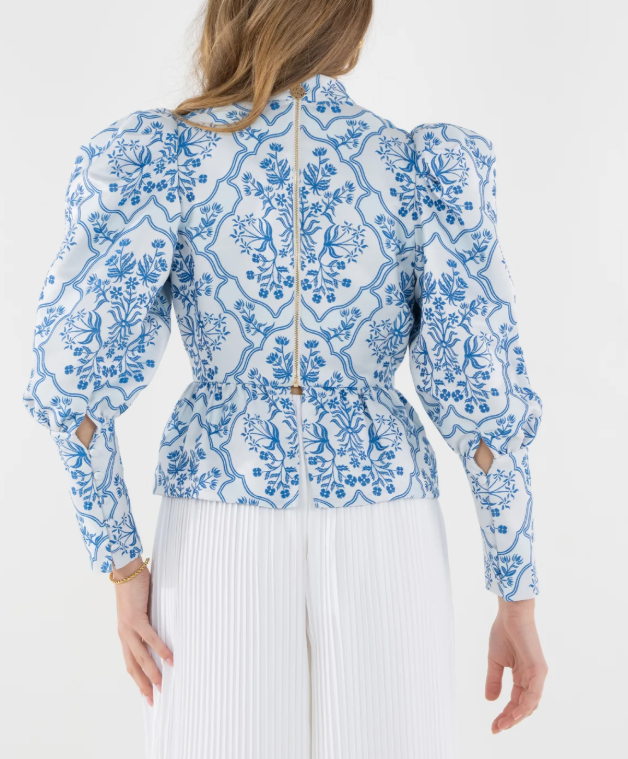Emily McCarthy Zoe Top - Royal Tapestry - Gabrielle's Biloxi