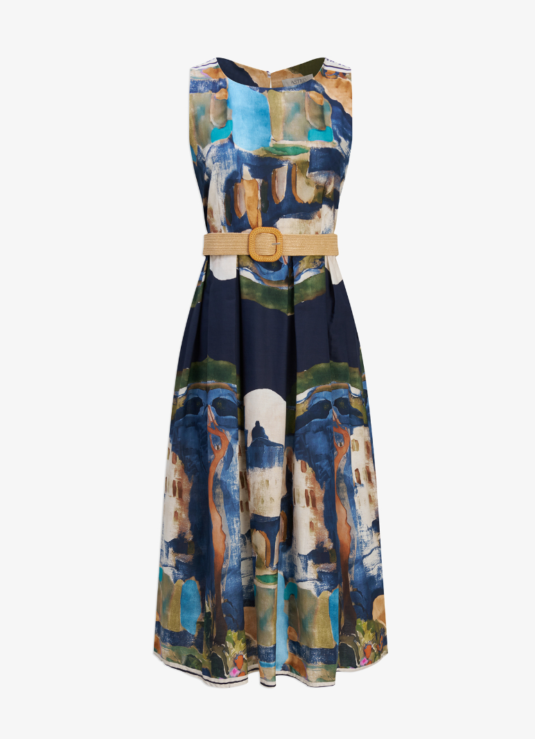 Astrid Ferragamo Dress - Navy - Gabrielle's Biloxi