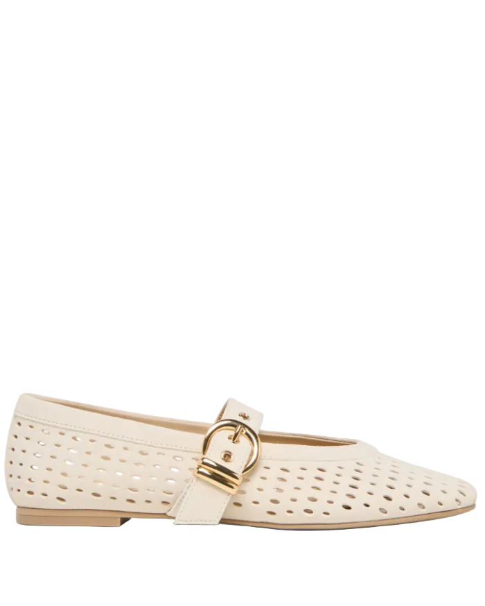 Dolce Vita Mikel - Creme Perforated Suede - Gabrielle's Biloxi