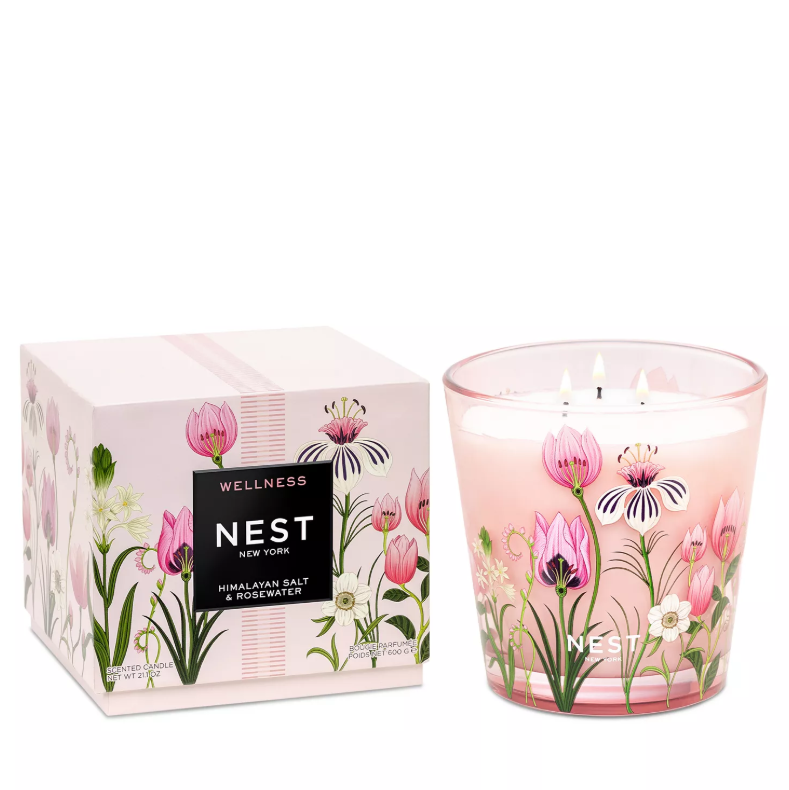 Nest Decorative 3-Wick Candle - Himalayan Salt & Rosewater - Gabrielle's Biloxi