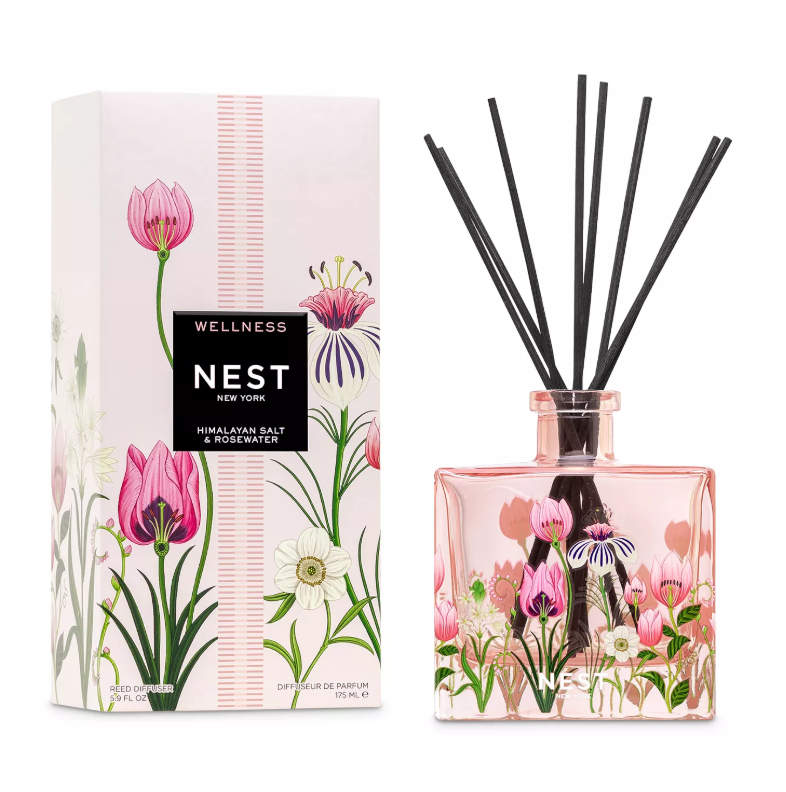 NEST Decorative Reed Diffuser  - Himalayan Salt & Rosewater - Gabrielle's Biloxi