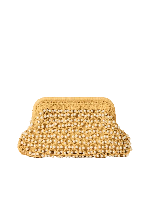 Brandie Clutch - Natural - Gabrielle's Biloxi
