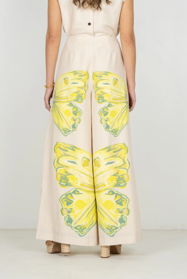 Emily McCarthy Paisley Pant - Clouded Yellow - Gabrielle's Biloxi