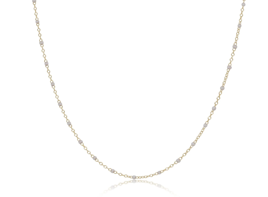 ENewton 15" Choker Simplicity Chain Gold - 2mm Pearl - Gabrielle's Biloxi