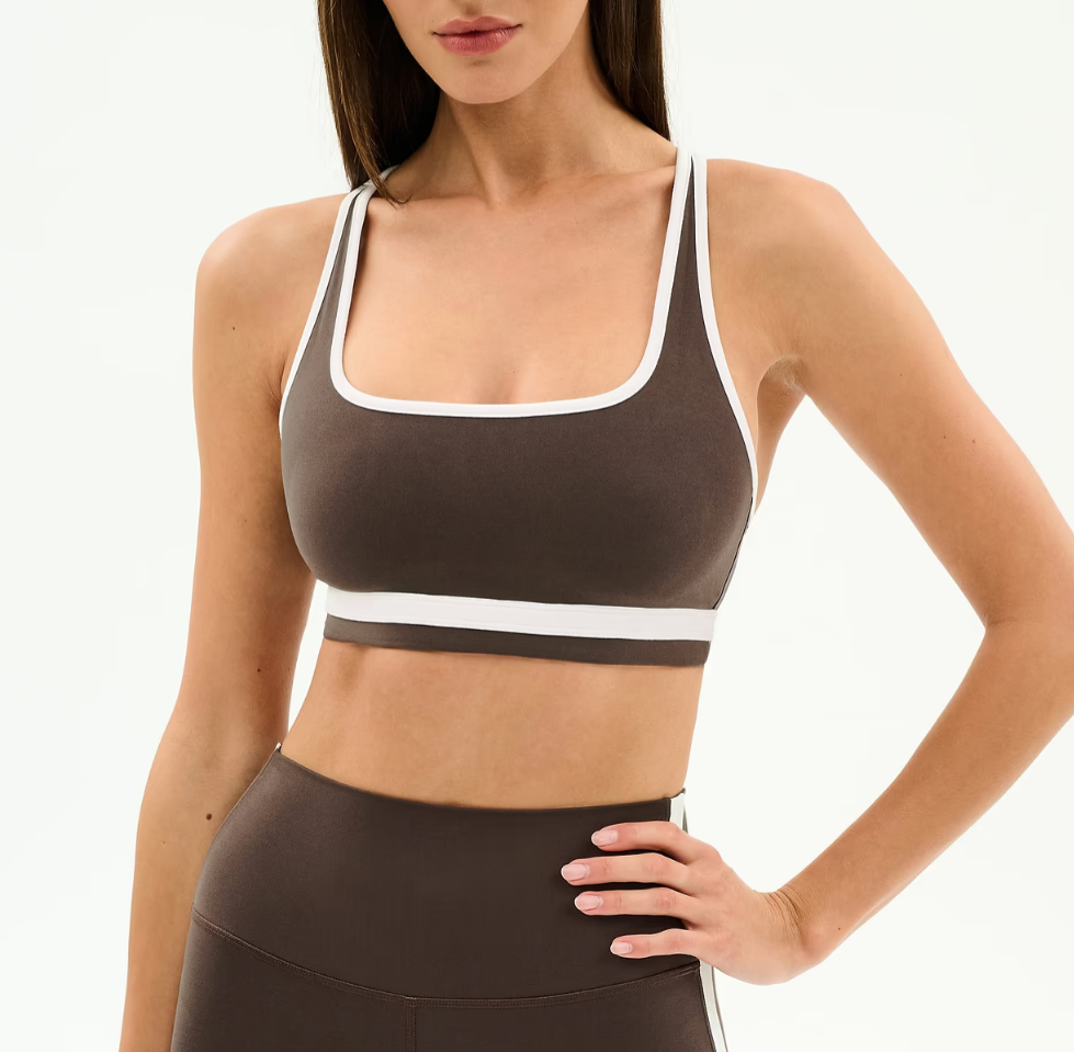 Splits59 Bianca Rigor Bra - Dark Chocolate/White - Gabrielle's Biloxi