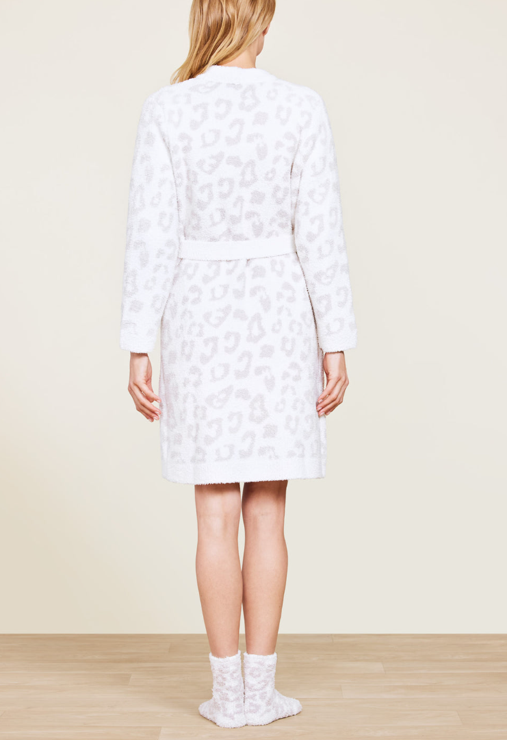 Barefoot Dreams Cozychic Barefoot in the Wild Robe - Cream/Stone - Gabrielle's Biloxi