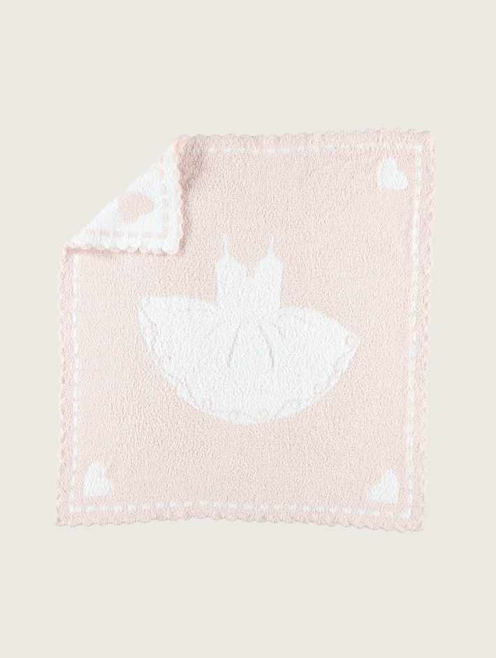 Barefoot Dreams CozyChic® Scalloped Receiving Blanket - Pink - Gabrielle's Biloxi
