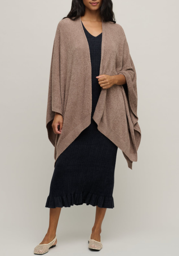 Barefoot Dreams CozyChic Weekend Wrap - Sable - Gabrielle's Biloxi