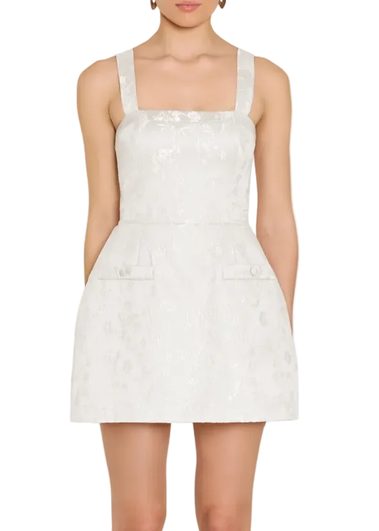 Amanda Uprichard Martini Romper - White - Small Amanda Uprichard Martini Romper - White - Small